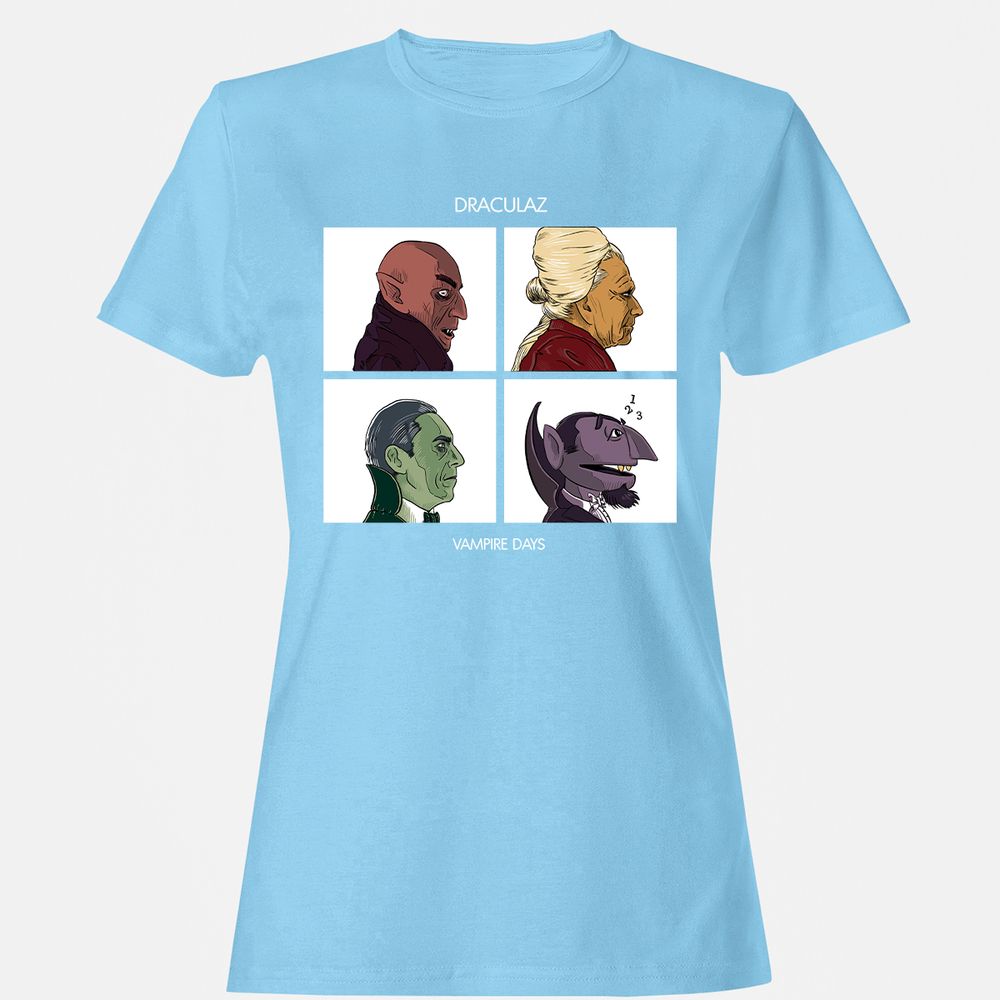 Women's T-Shirt - NZXBPR1K - Light Blue - 8