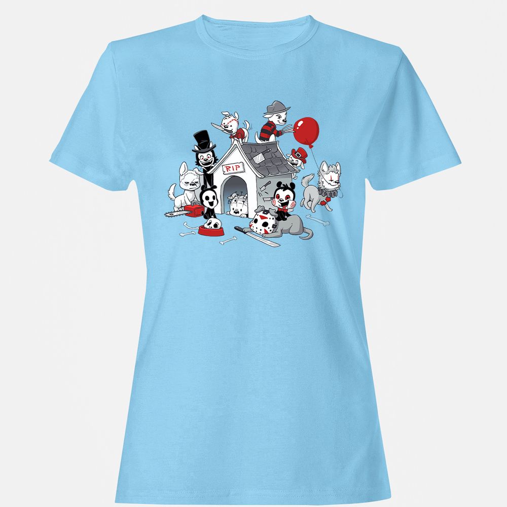 Women's T-Shirt - VL1QESMF - Light Blue - 8