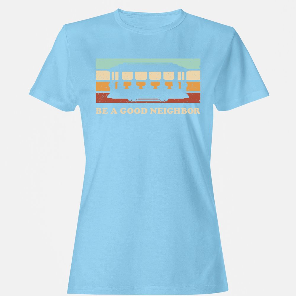 Women's T-Shirt - LDH58FY8 - Light Blue - 8
