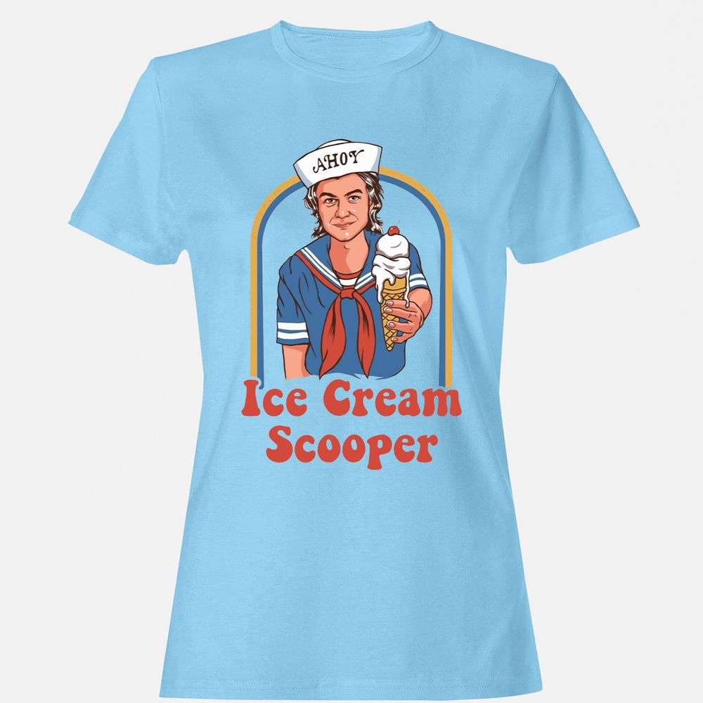 Women's T-Shirt - Y4TF54JA - Light Blue - 8