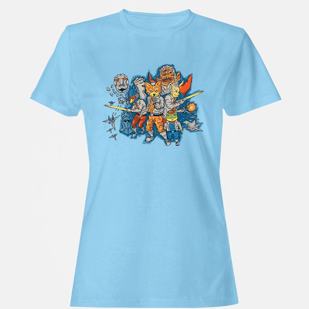 Women's T-Shirt - A7H3NL25 - Light Blue - 8