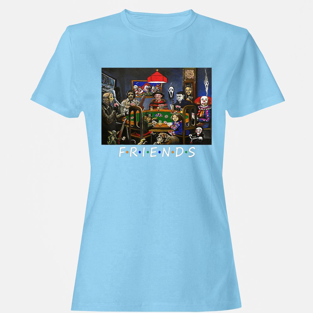 Women's T-Shirt - H3FGVKXG - Light Blue - 8