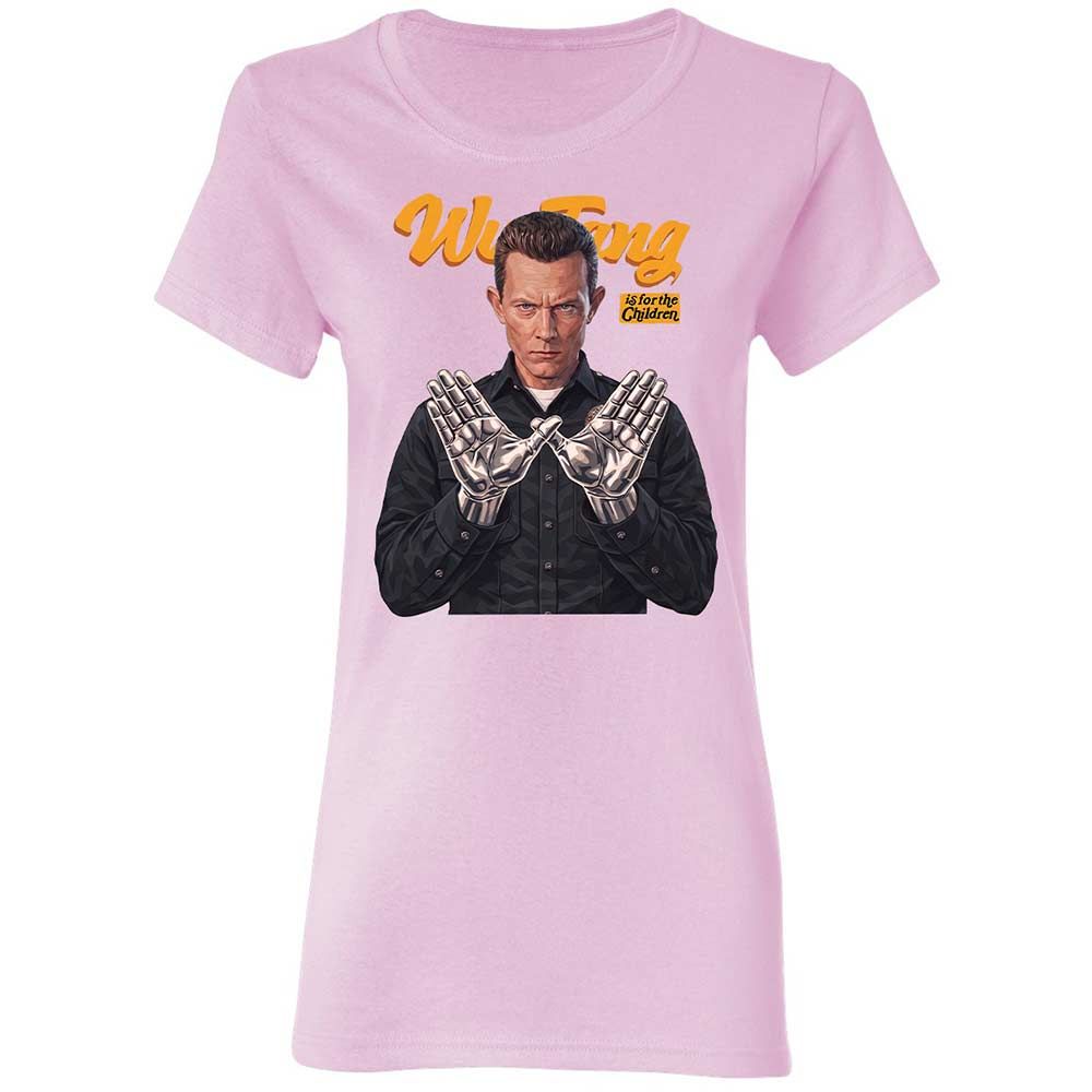 Women's T-Shirt - Black - Light Pink - 8