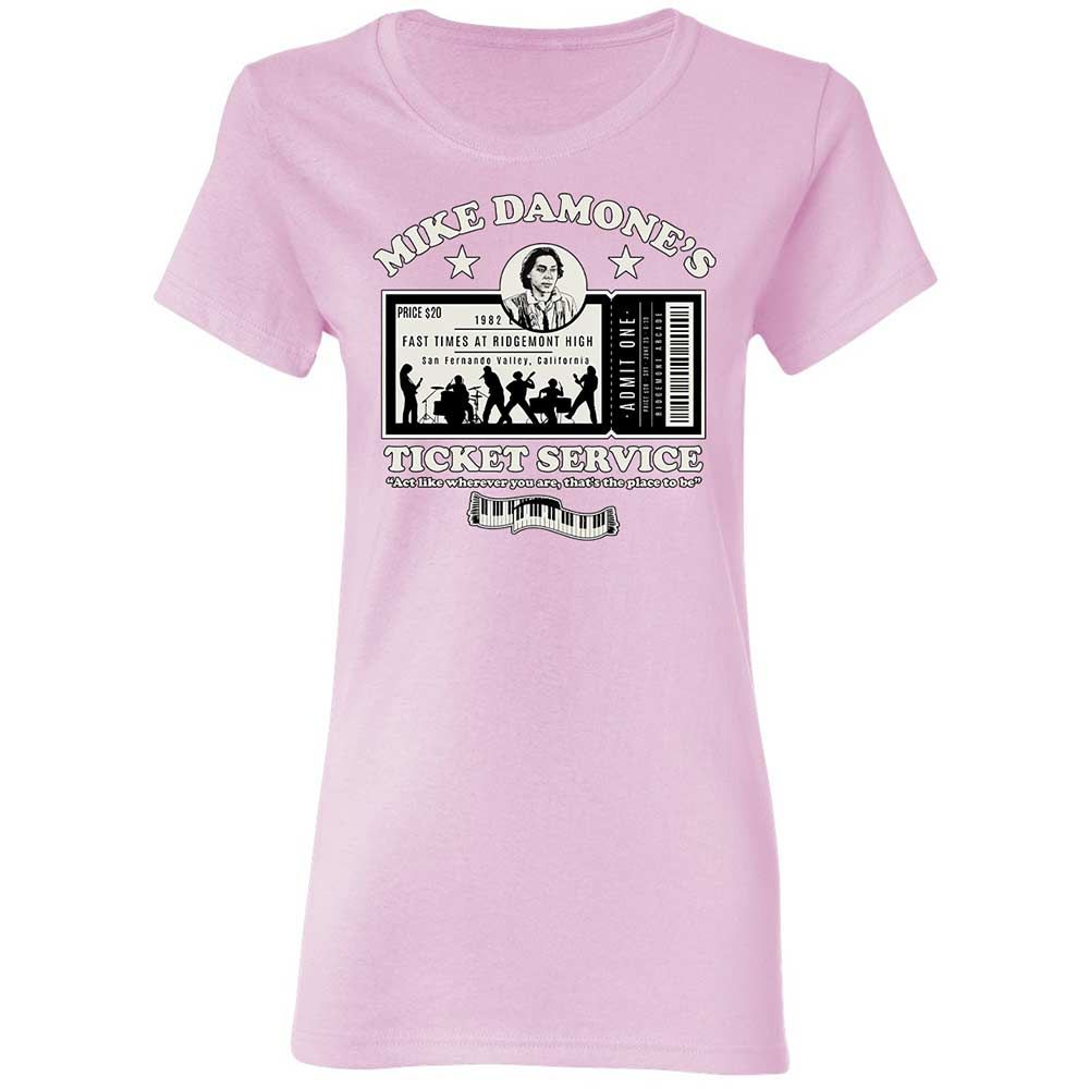 Damone's Ticket Service - Light Pink - 8