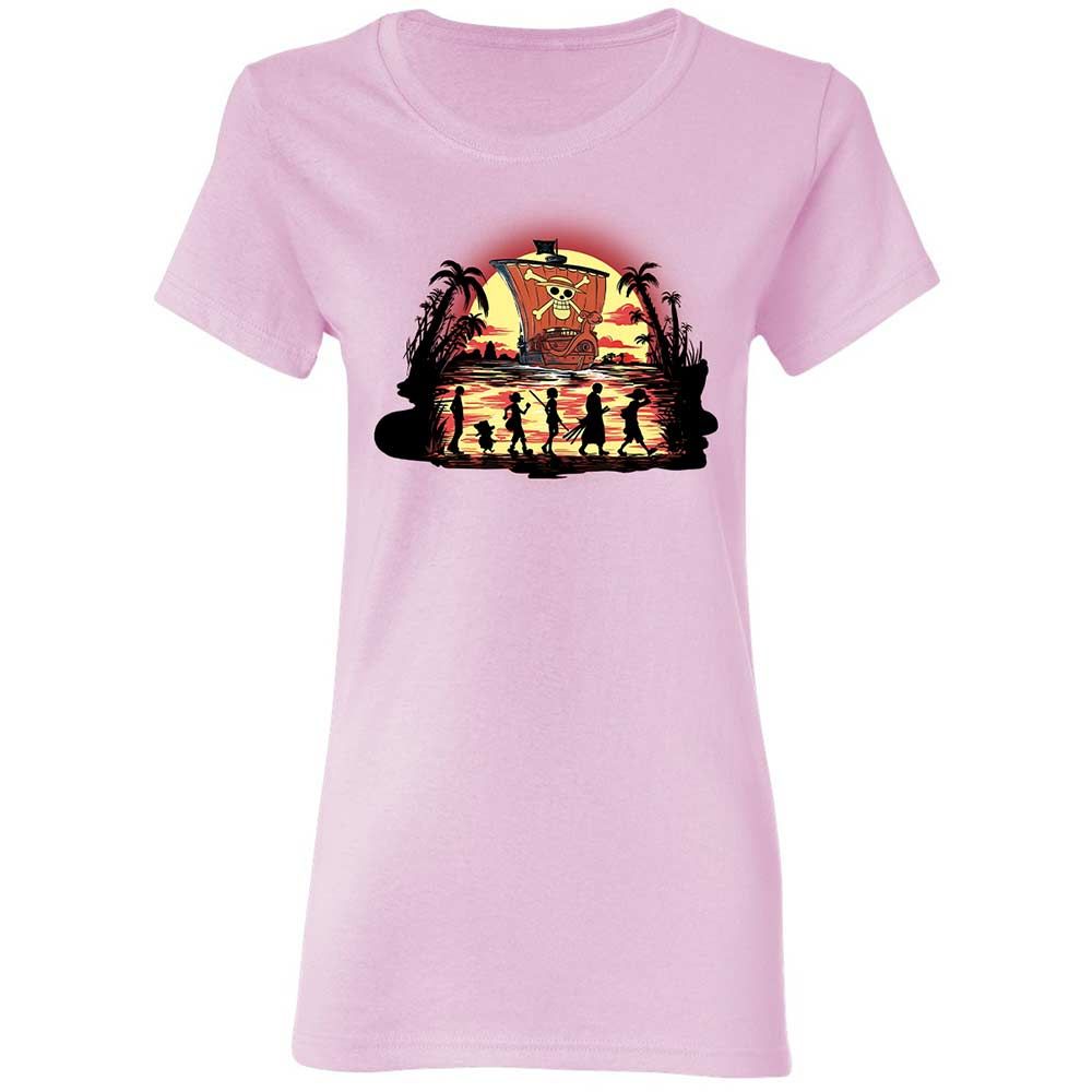 Women's T-Shirt - E883EFGQ - Light Pink - 8