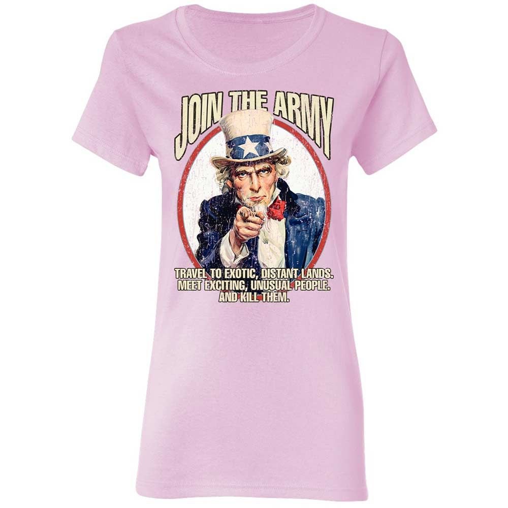 Join The Army - Light Pink - 8