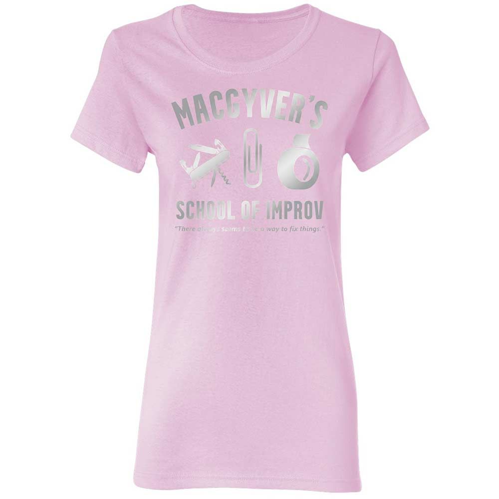 Women's T-Shirt - UEH5DKUQ - Light Pink - 8