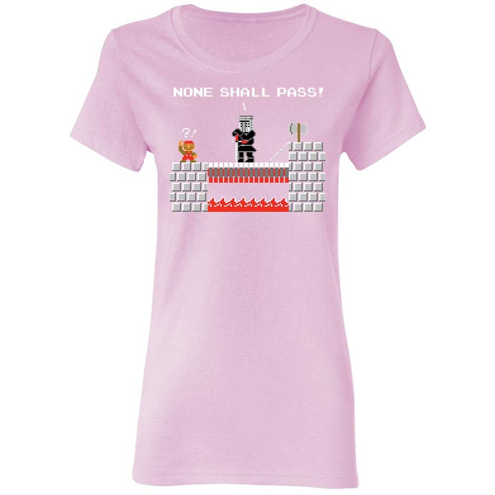 No Plumbers Shall Pass - Light Pink - 8