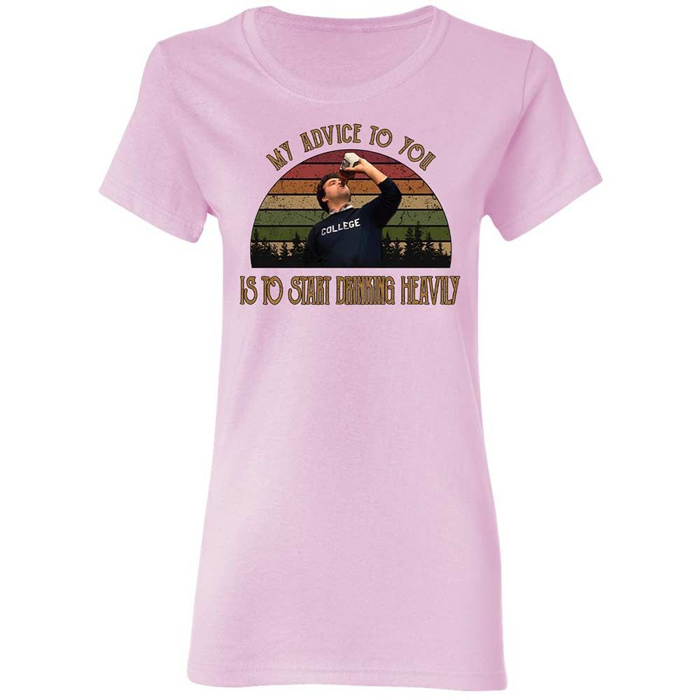 Women's T-Shirt - XFMKLZT8 - Light Pink - 8
