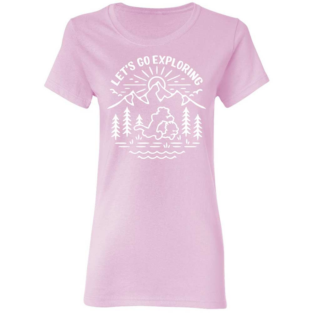 Women's T-Shirt - EU58BQQK - Light Pink - 8