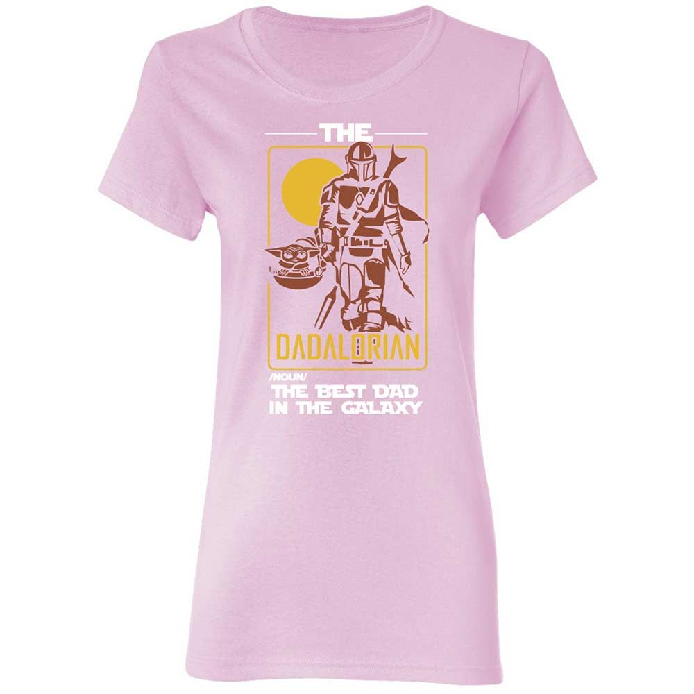 The Dadalorian The Best Dad In The Galaxy - Light Pink - 8