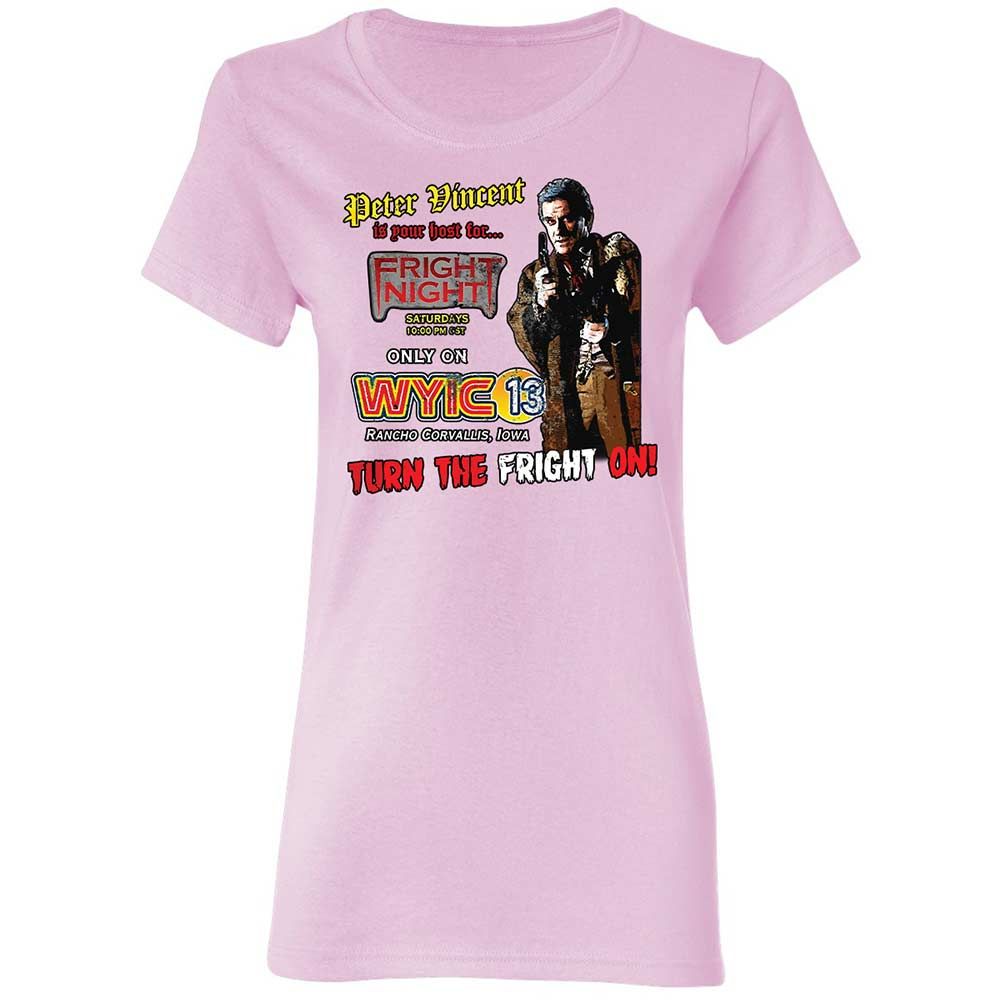 Peter Vincent Fright horror night cult - Light Pink - 8