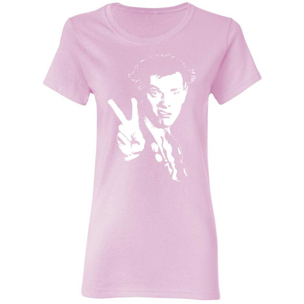 Women's T-Shirt - Black - Light Pink - 8