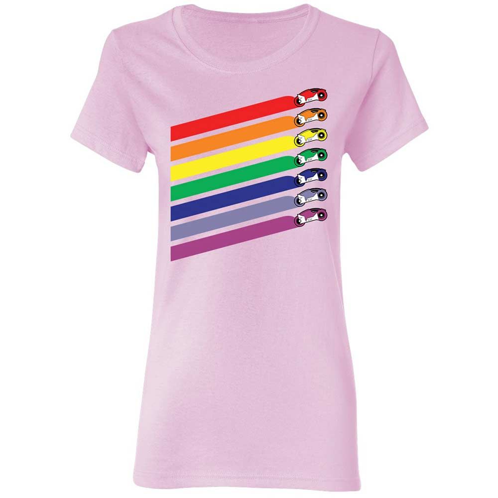 Race The Rainbow - Light Pink - 8