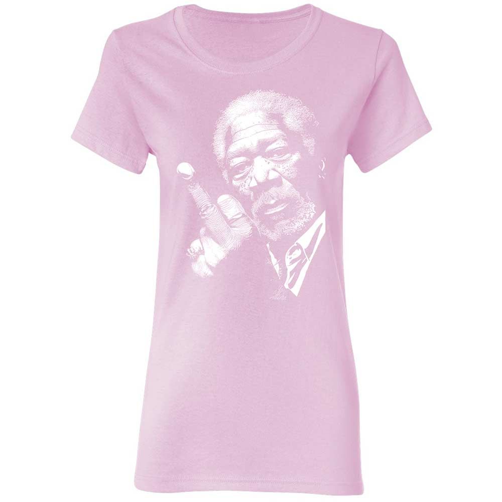 Morgan Freeman middle finger - Light Pink - 8