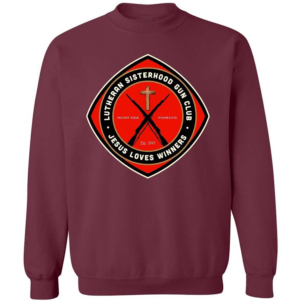 Lutheran Sisterhood Gun Club - Maroon - 8