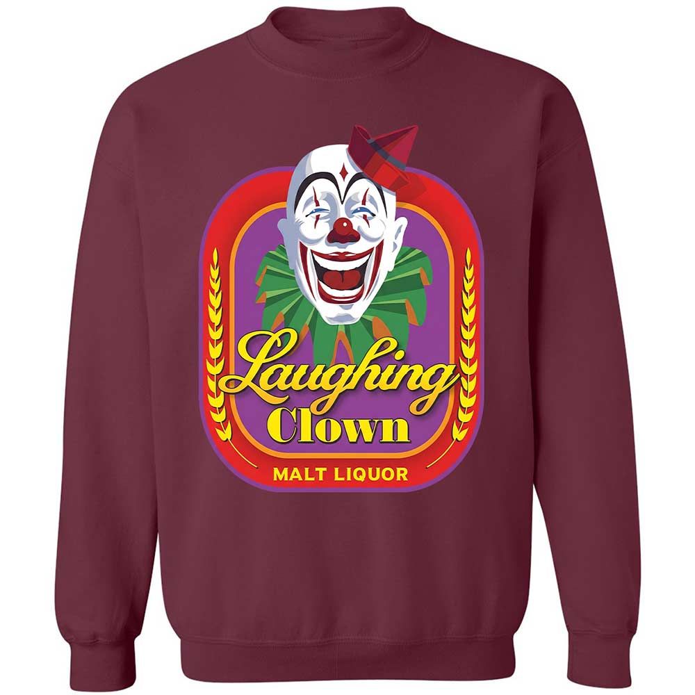 Laughing Clown Malt Liquor - Maroon - 8