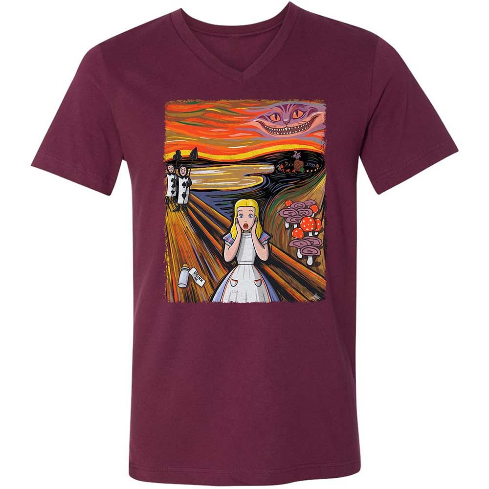 Alice in Screamland - Maroon - 8