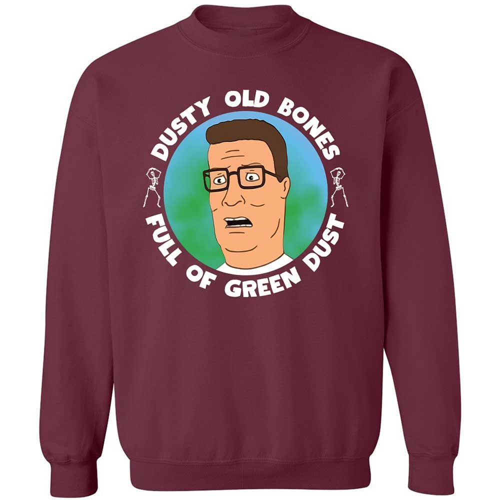 Dusty Old Bones Full of Green - Maroon - 8