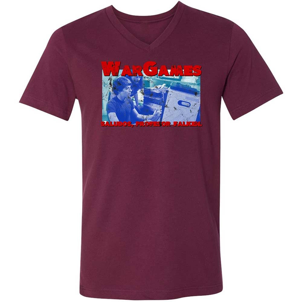 Greetings, Professor Falken - Maroon - 8