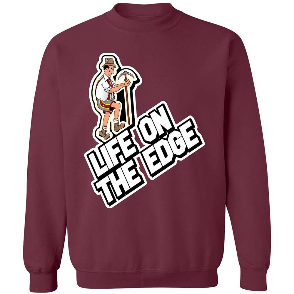 Classic Unisex Sweatshirt - YVJRUQFH - Maroon - 8