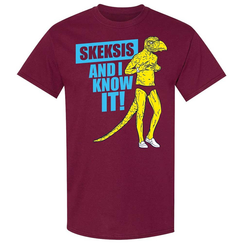 I know It Skeksis - Maroon - 8
