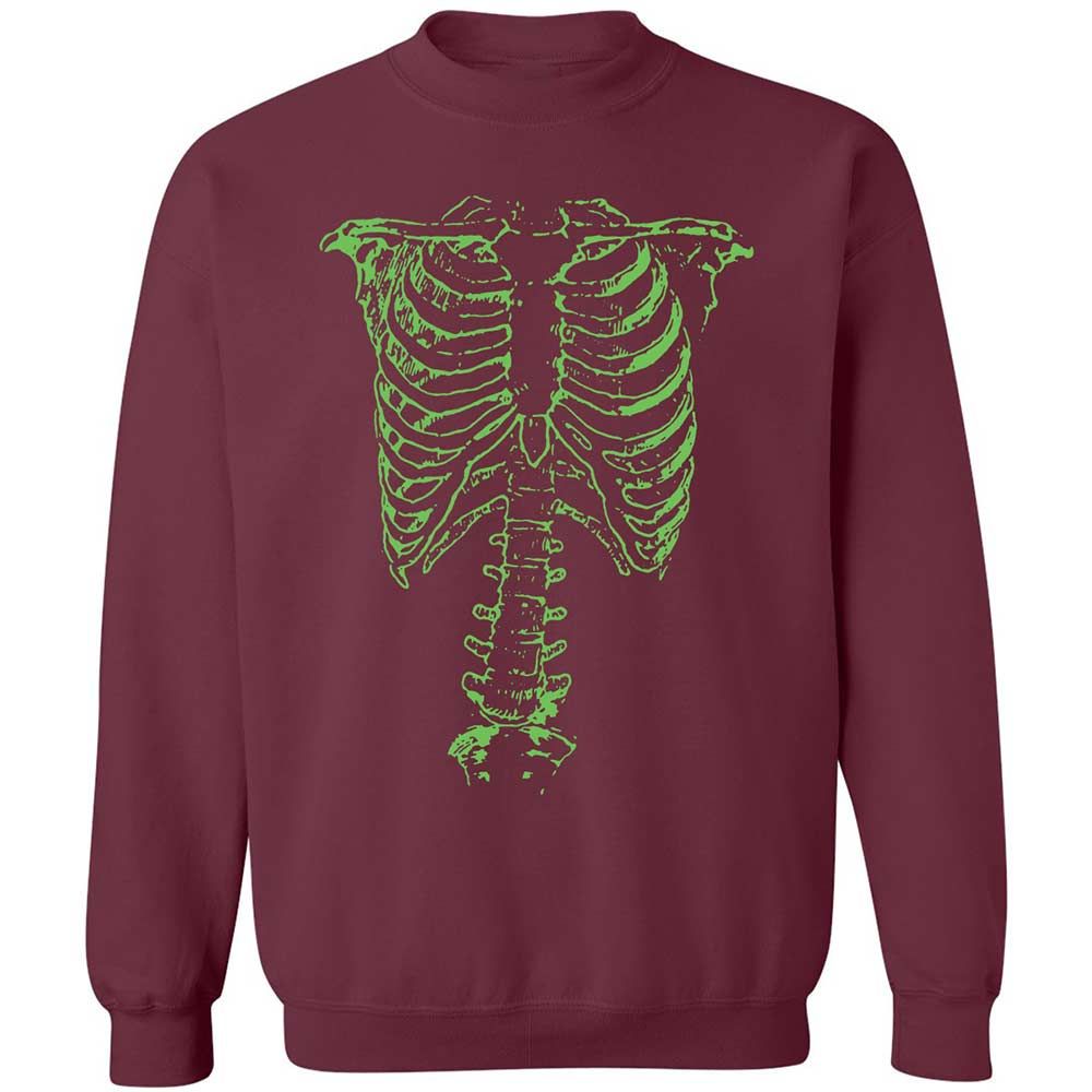 This Is Green Ribcage - Maroon - 8