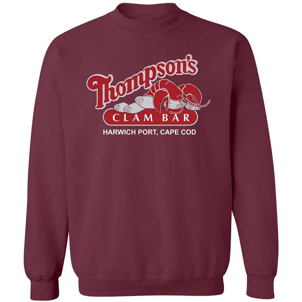 Thompson's Clam Bar - Maroon - 8