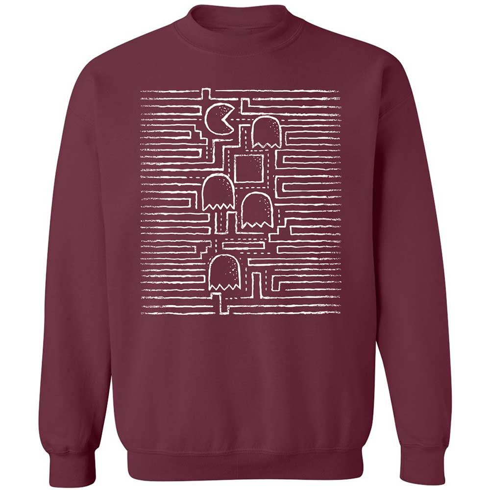 Classic Unisex Sweatshirt - 3Q3TPVRH - Maroon - 8