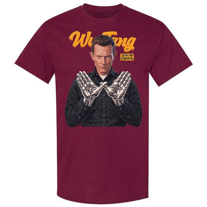 Classic Unisex T-Shirt - Black - Maroon - 8