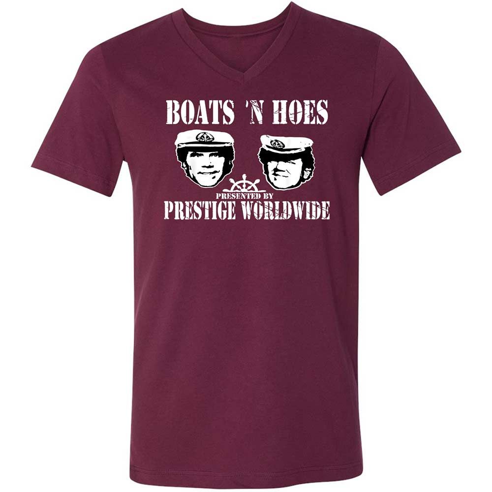 Unisex V-Neck T-Shirt - Y593G29A - Maroon - 8