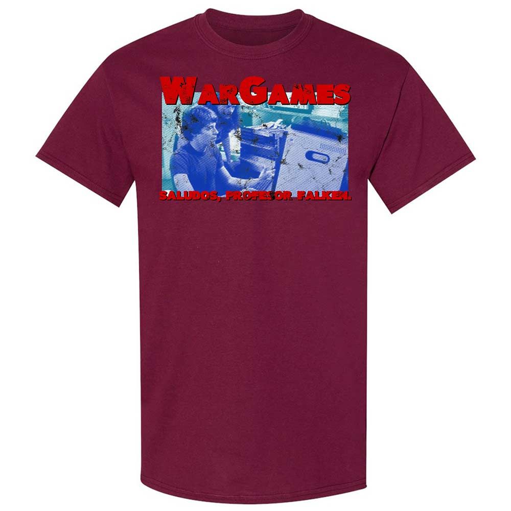 Greetings, Professor Falken - Maroon - 8