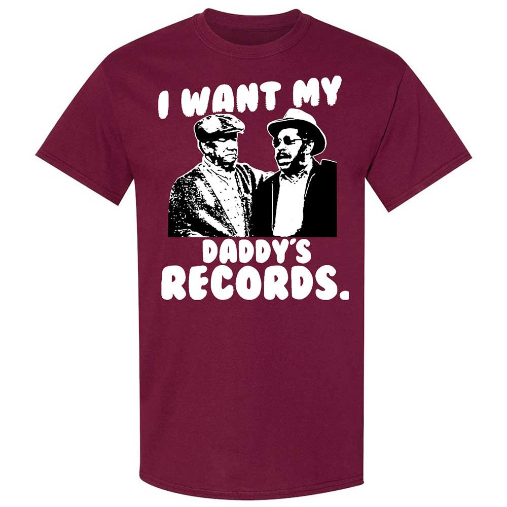 I Want My Daddy's Records - Maroon - 8