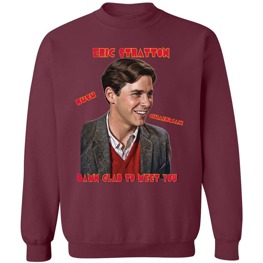 Classic Unisex Sweatshirt - LNT8E72Y - Maroon - 8