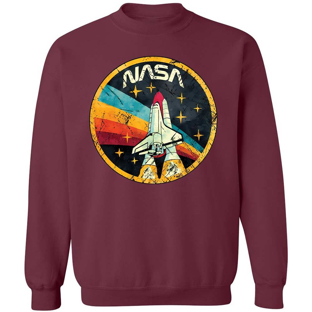 USA Space Agency Vintage Colors - Maroon - 8