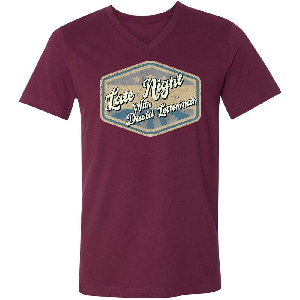 Late Night with David Letterman - Maroon - 8