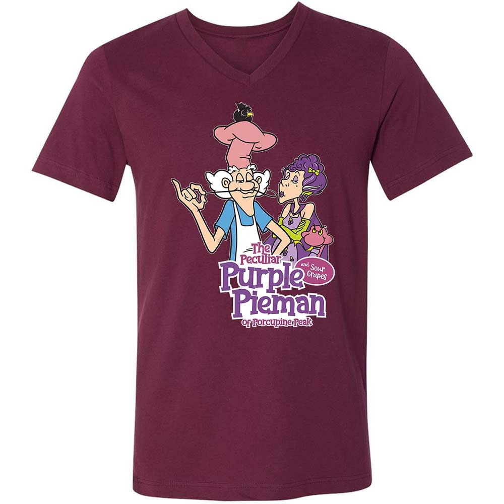 The Peculiar Purple Pie Man - Maroon - 8