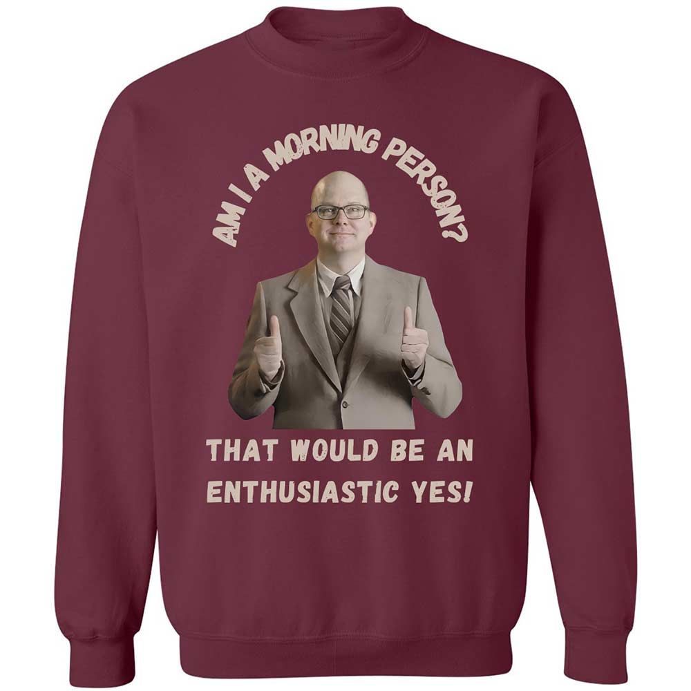 Classic Unisex Sweatshirt - L5XUES1G - Maroon - 8