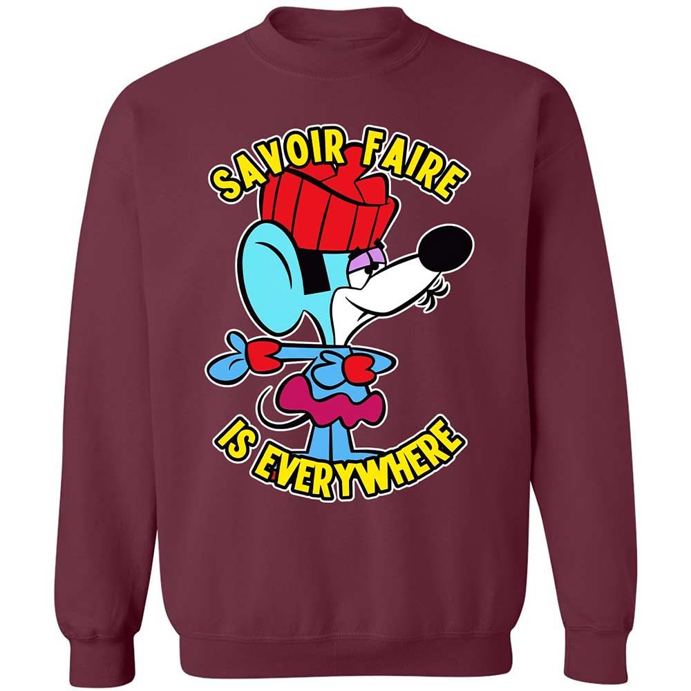 Classic Unisex Sweatshirt - HSG6RC1S - Maroon - 8