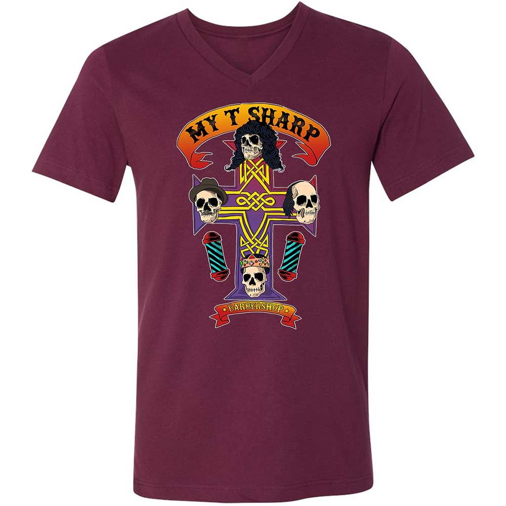 My-T-Sharp Barbershop - Maroon - 8