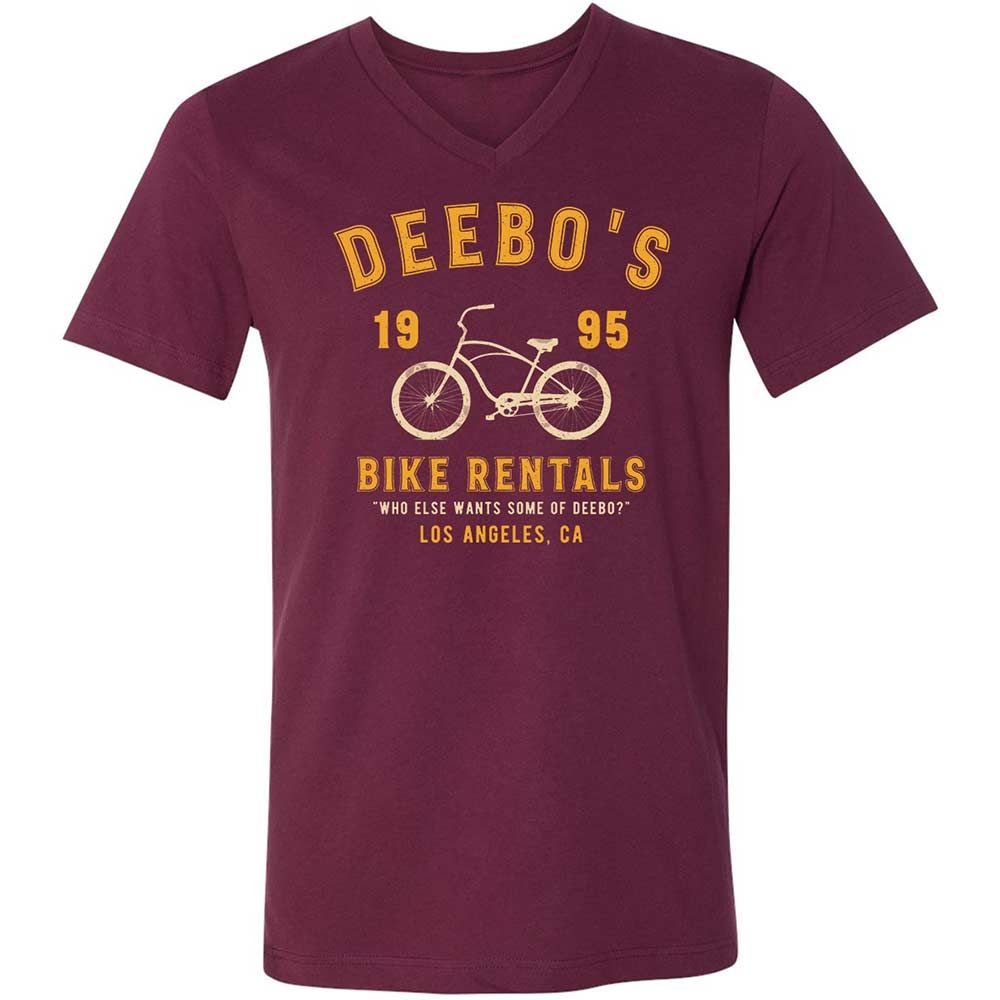 Unisex V-Neck T-Shirt - AVAVKTK1 - Maroon - 8