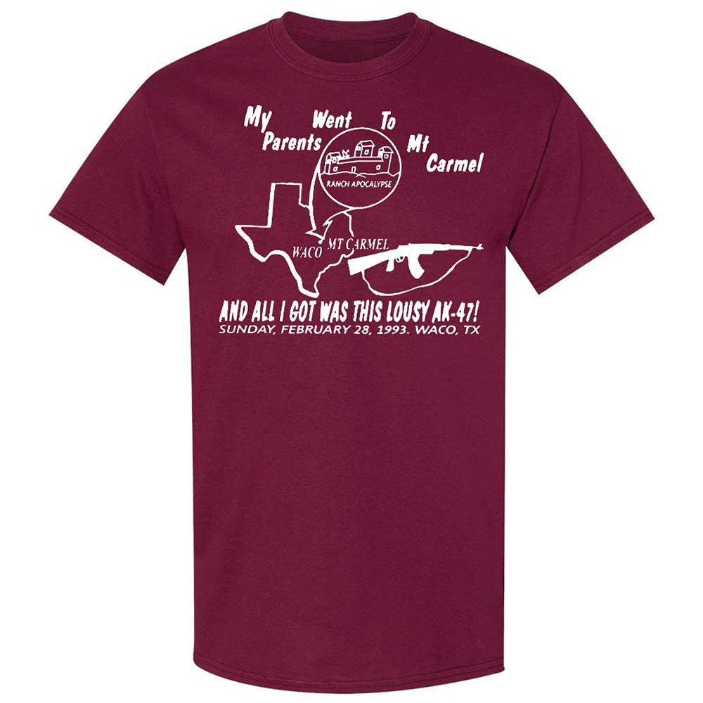 Classic Unisex T-Shirt - 1P2TVSZY - Maroon - 8