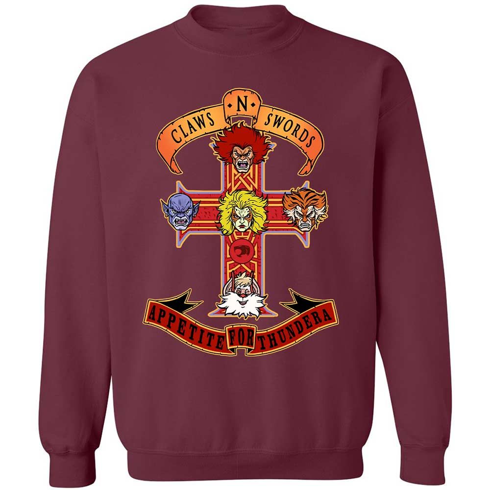 Classic Unisex Sweatshirt - WTQ5FQBU - Maroon - 8