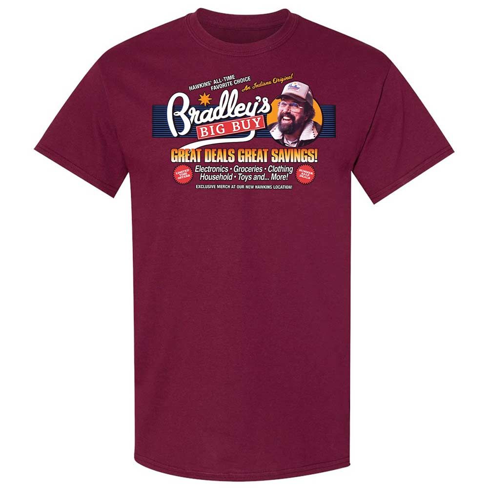 Bradley's Big Buy - Maroon - 8
