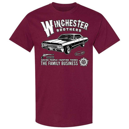 Classic Unisex T-Shirt - U9CQVZHA - Maroon - 8