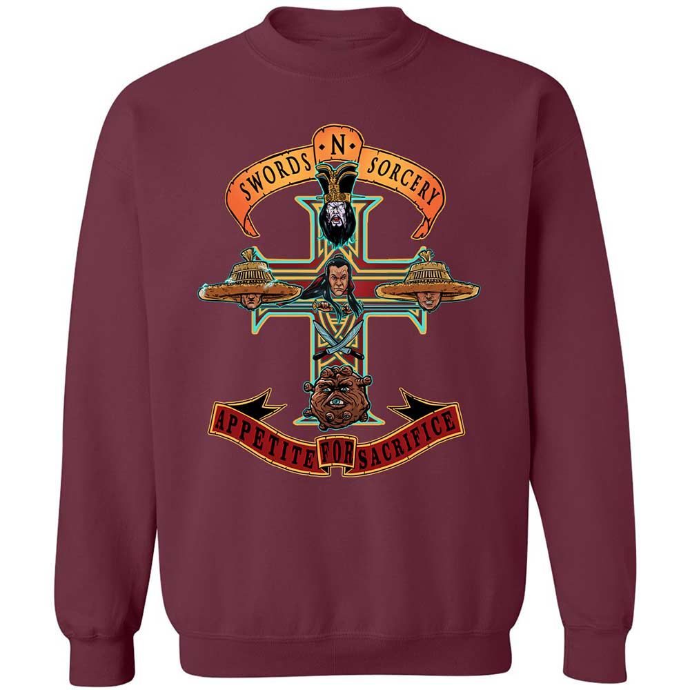 Classic Unisex Sweatshirt - GYSYZPUP - Maroon - 8