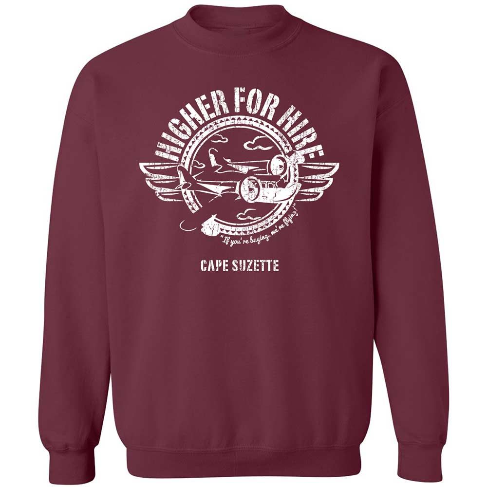 Higher for Hire - Maroon - 8