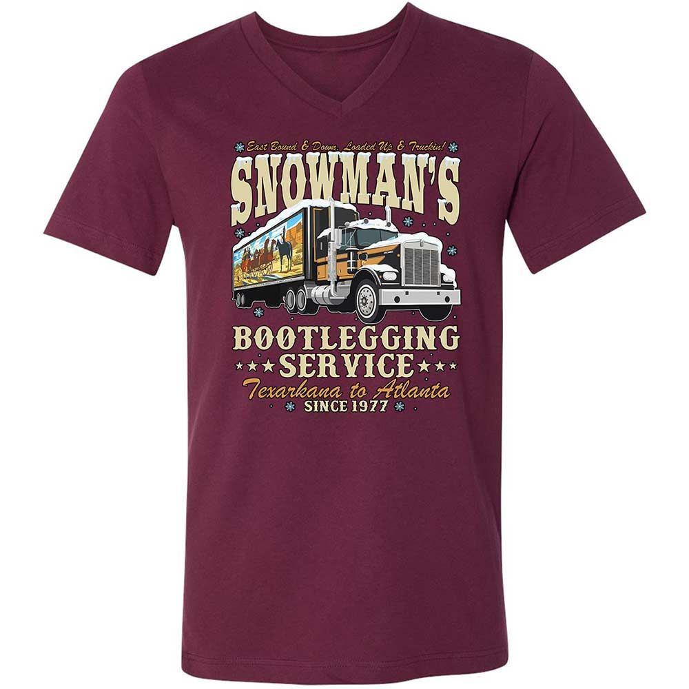 Snowman's Bootlegging Service - Maroon - 8