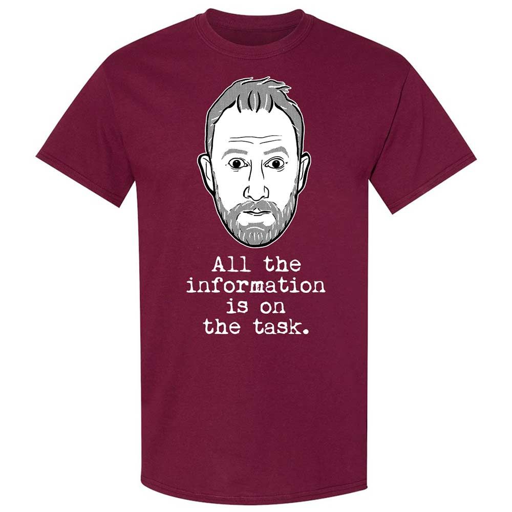 All the information is on the task - Maroon - 8