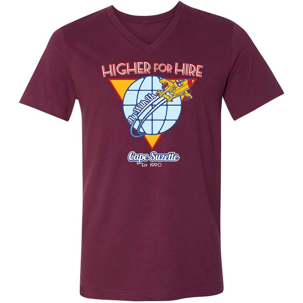 Higher For Hire - Maroon - 8